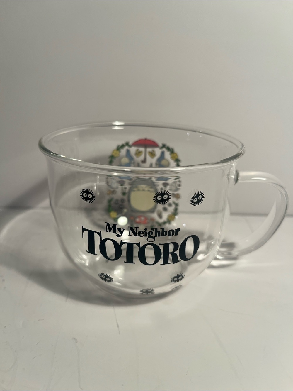 My Neighbor Totoro Clear Glass Mug 💙💚💙💚💙